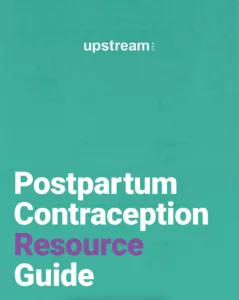 Cover, Upstream Clinician Resource Guide